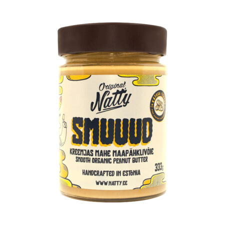 Natty "Smuuud" kreemjas mahe maapähklivõie 333g