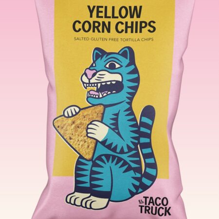 El Taco Truck Maisikrõpsud Yellow soolaga 185 g