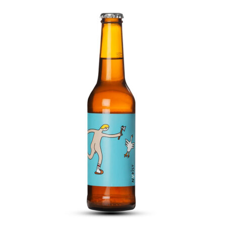 Õlu Nudist Mihkel Session IPA 4.2% vol 33cl Registrikande number R25/196980/37 Partii 25.03.26