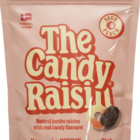 Candy Raisin - rosinad "Sour Peach" maitsega 85g